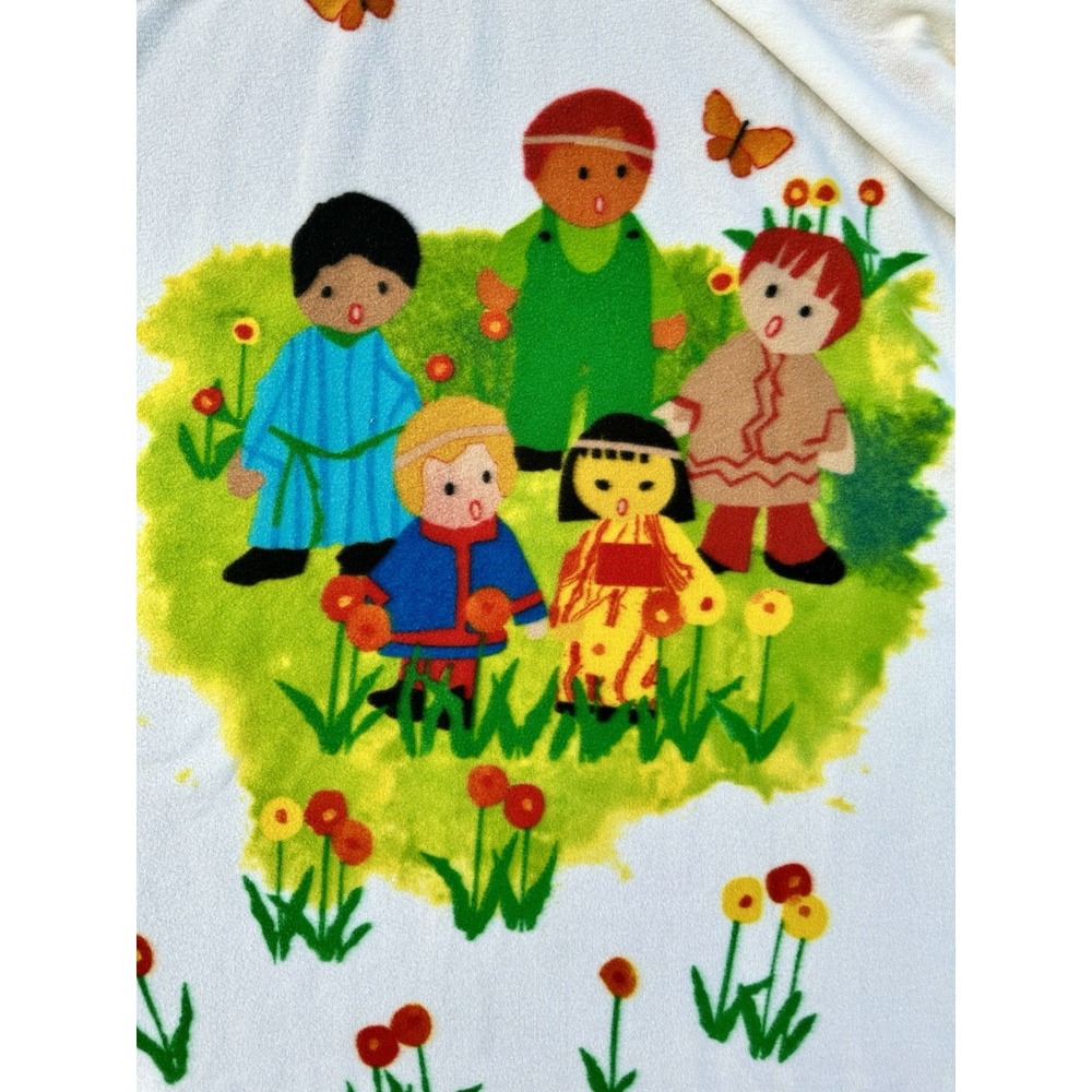 St Joseph's Indian School Blanket 80th Anniversary 1927- 2007 (34"x64") Vintage